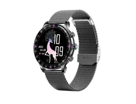 Smartwatch, Pantalla HD de 1.39 Pulgadas, Impermeable IP67, Para iPhone y Android, Negro CHRONUS
