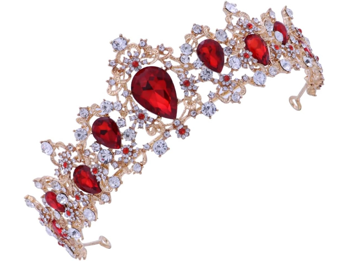 Coronas Y Tiaras Nupciales, Joyería Gótica Y Piedras Preciosas, Peinetas Y Collares Con Anillos.
