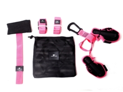 Elásticos de Entrenamiento FITNESS TECH Suspendido Trx (Rosa(