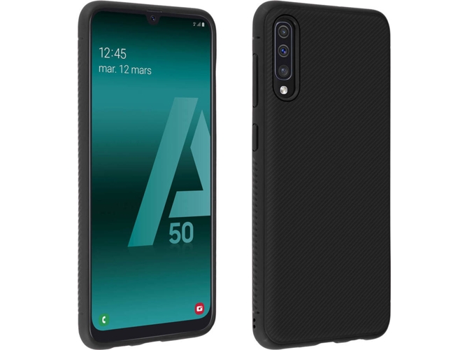Carcasa Samsung Galaxy A50 AVIZAR Silicona Negro