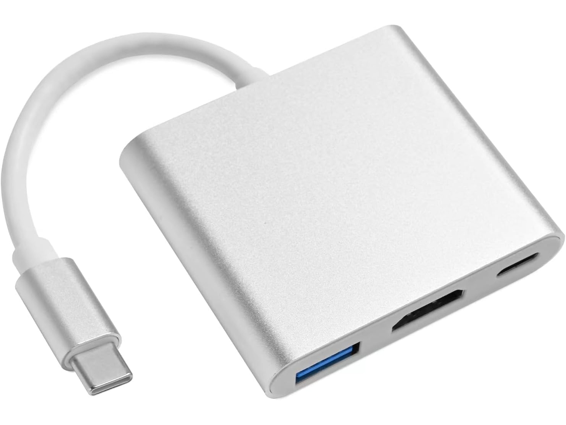 Adaptador USB-C a HDMI, convertidor 4K HD para TV, proyector y Digitallab