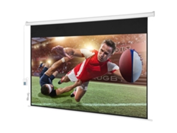 Pantalla de proyector motorizada eléctrica Succebuy de 100 pulgadas, 16,9 pulgadas, 4K, 1080 HD, con control remoto.