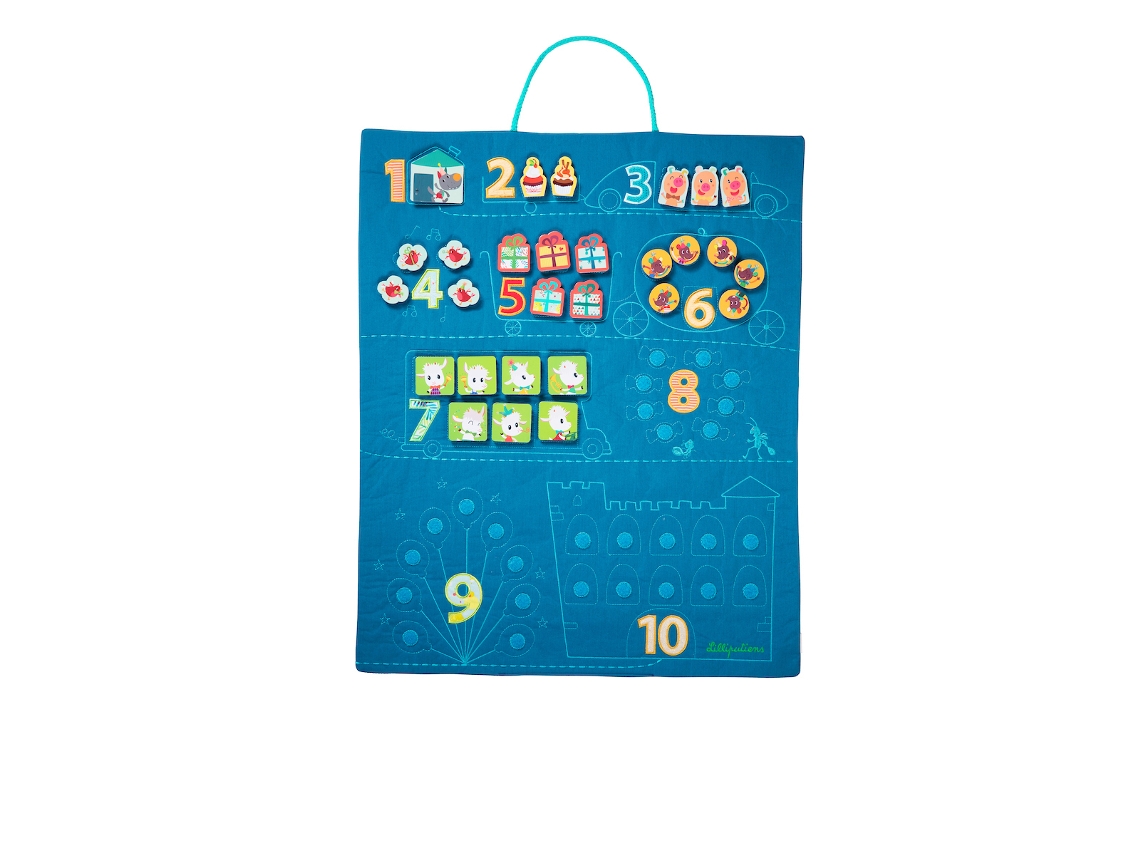 Juego Educativo LILLIPUTIENS (Cartón - Azul - 55 x 45 x 1)