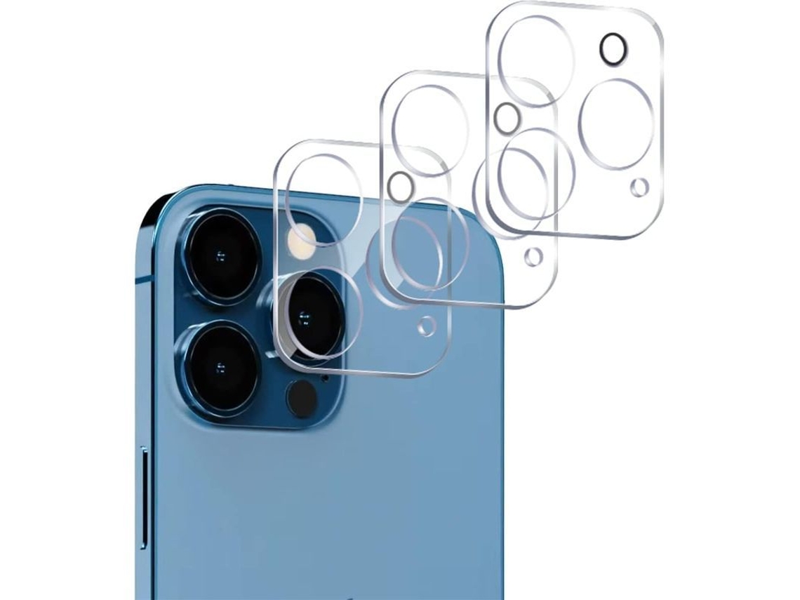 Paquete De 3 Protectores De Lente Hd Para Iphone 12 Pro Max 9h Antivaho, Antirrayas, Antiarañazos Y Oleofóbico.