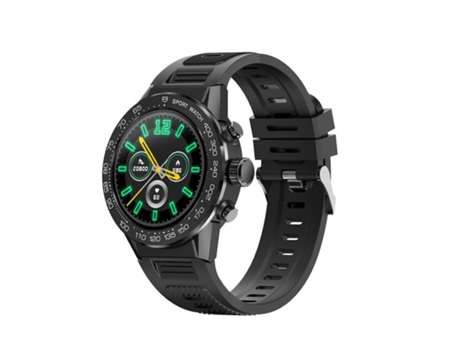 Smartwatch CHRONUS Alto rendimiento Pantalla grande de 1,32" 15 días de duración de la batería Negro