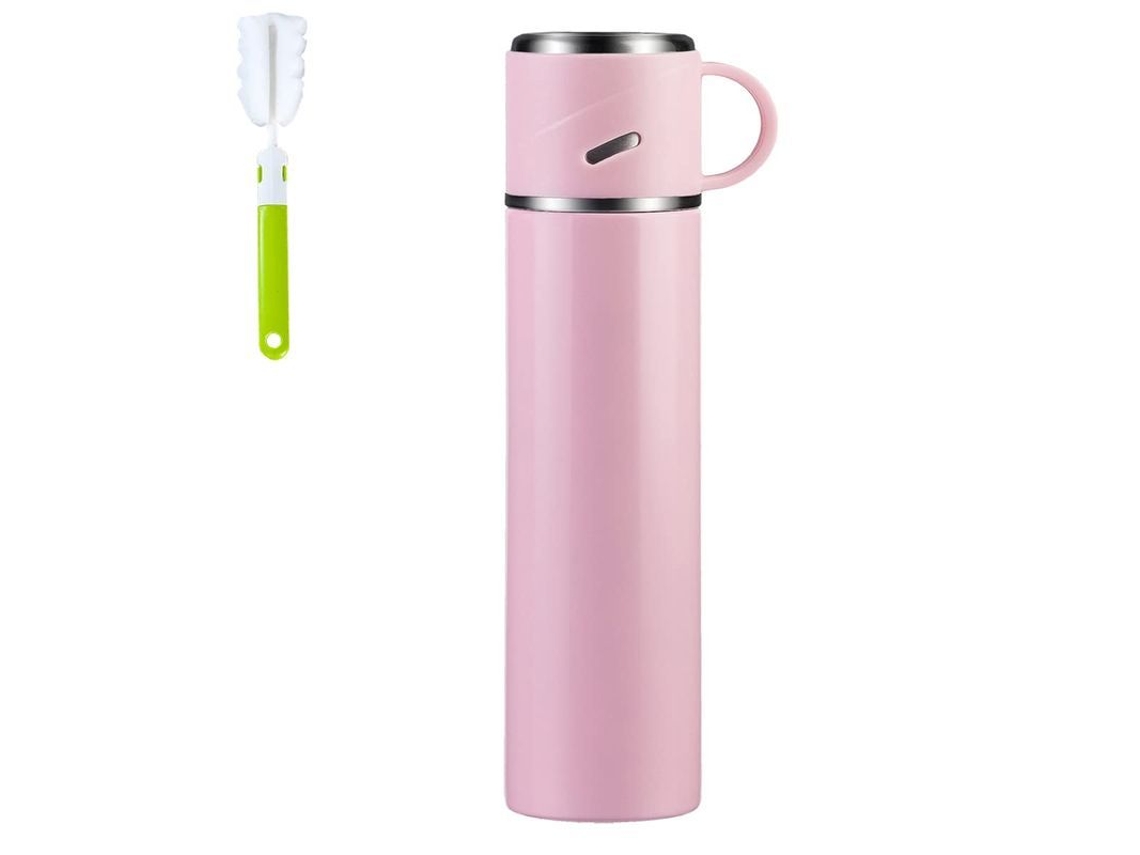 2026da-botella Térmica 580ml De Acero Inoxidable 304 Con Tapa Aislante Para Viajes Y Café Reutilizable