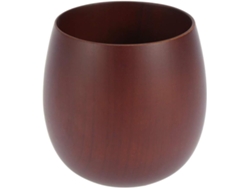 Taza tradicional hecha a mano en madera natural, taza grande de té de madera maciza para disfrutar de Gokoco