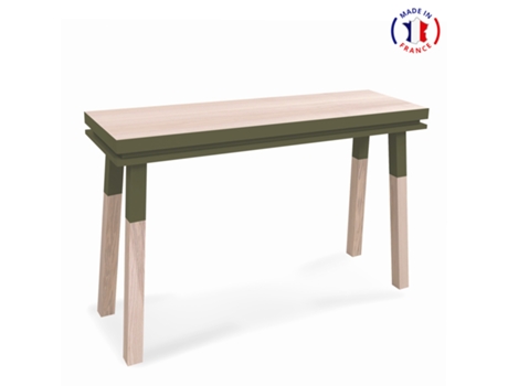 Consola Rectangular MON PETIT MEUBLE FRANÇAIS (Marrón - Madera - 100 x 45 x 100 cm)