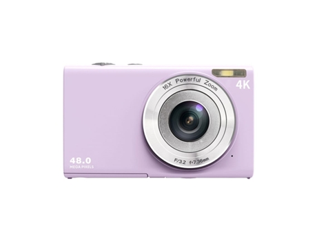 Cámara VIGA EUROPE Digital Compacta Dc402Af 48Mp Resolución 4K 2 8 Pulgadas Pantalla Morada