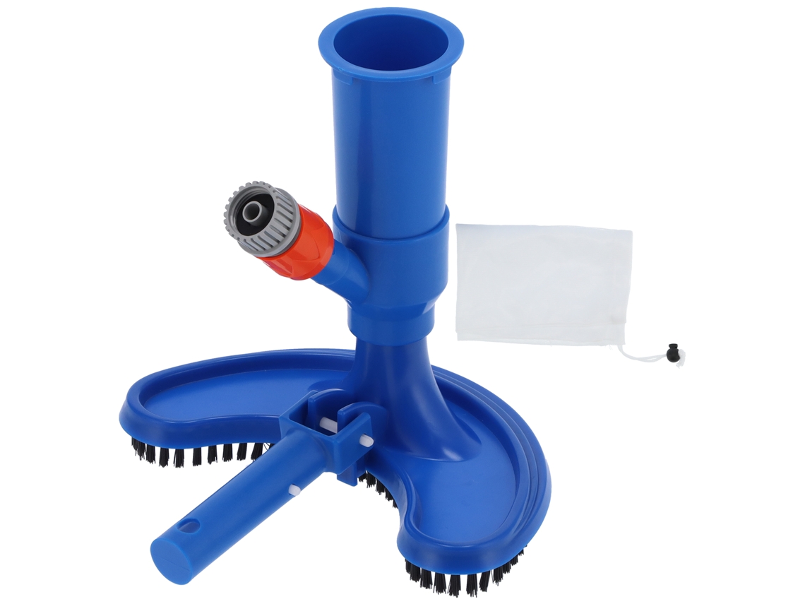 Limpiador De Piscinas Jet Vacuum Con Cepillo Y Poste Para Piscinas, Fuentes Y Estanques