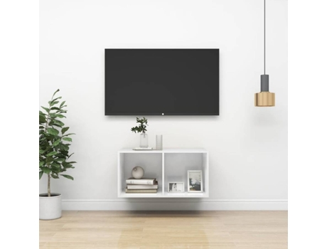 Mueble para la televisión VIDAXL Blanco Madera contrachapada (37x37x72 cm)