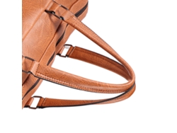 Bolso Multifuncional Impermeable De Gran Capacidad Para Portátil, De Pu, Ideal Para El Trabajo Y Los Viajes, Color Caqui.