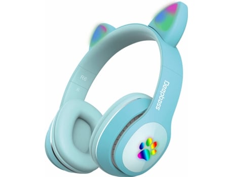Auriculares Inalámbrico DEEPBASS R6 Inalámbrico (On Ear - Azul)