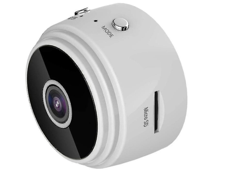 Cámara A9 Mini 1080P HD Wifi con Visión Nocturna Detección de MovimientoBlanco BISBISOUS