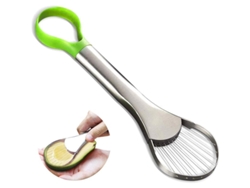 Cortador De Aguacates Con Pelador Y Extractor De Hueso, Cuchilla De Acero Inoxidable, Extraíble.