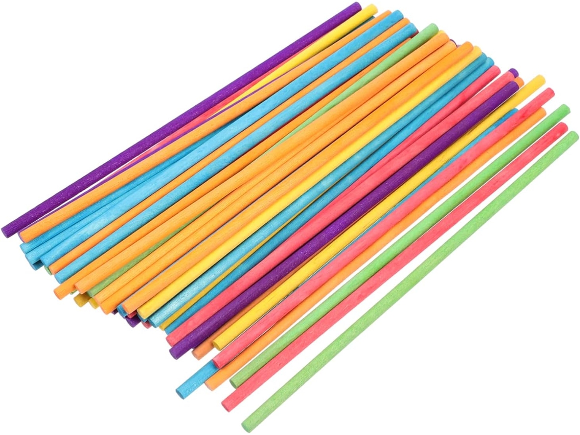 100 Piezas De Baquetas De Madera, Accesorios Para Instrumentos De Percusión