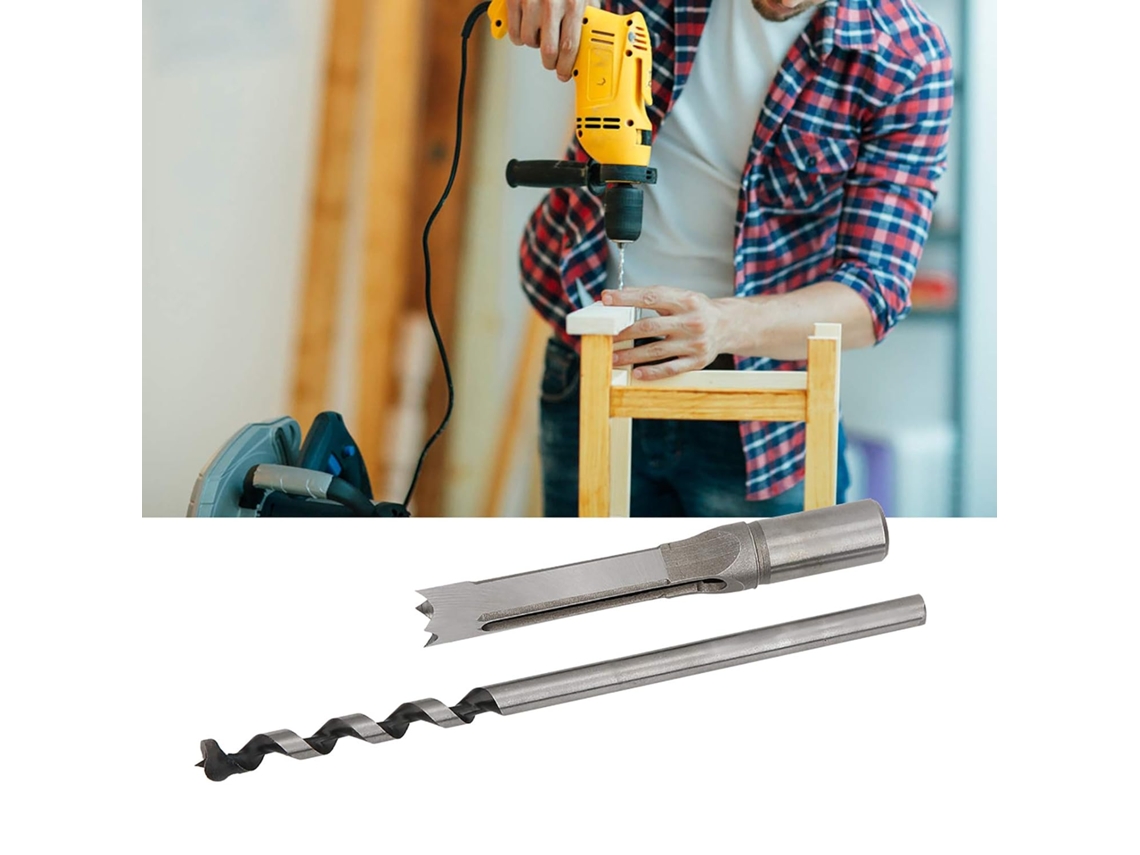 Broca De Acero De Alta Velocidad De 1/2 Pulgada De Alta Eficiencia Para Madera, Ideal Para Trabajadores De La Construcción.