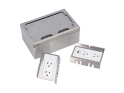 2026-as-tira De Alimentación Recesada Acero Inoxidable Plata 4 Tomacorrientes 3 Pies Y Puerto Usb Para Computadoras