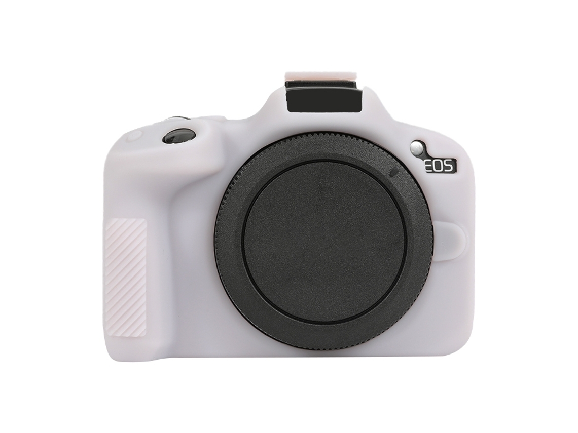 Funda protectora de silicona suave para Canon EOS R50, color rosa gelatina XIAOMOYU