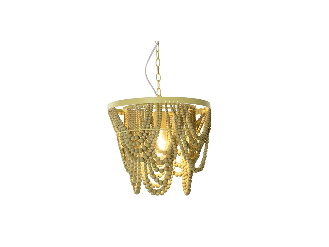 Lampara Techo Metal Mdf Bolas 35x35x95cm