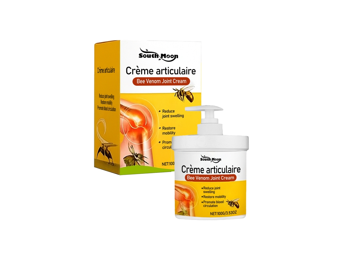 Crema calmante para las articulaciones con veneno de abeja