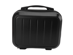 Neceser De Viaje De Abs De 14 Pulgadas Con Gran Capacidad Para Mujeres Y Niñas, Color Negro.
