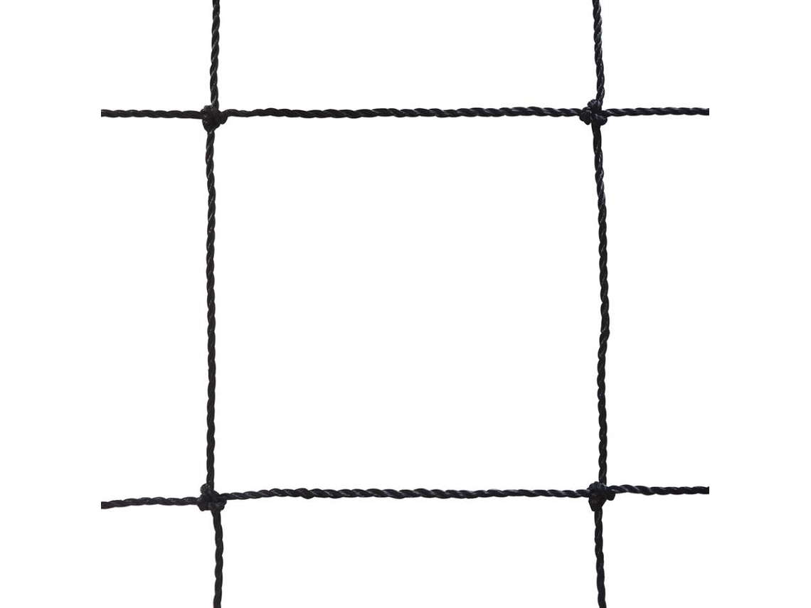 Rede SPORTI FRANCE En malla simple de 2 mm Negro (Única)