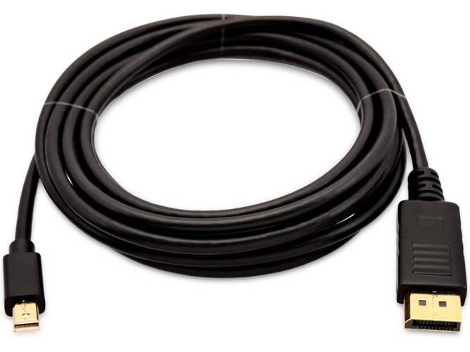 Cable de Datos V7 (Mini DisplayPort - Mini DisplayPort - 3 m - Negro)