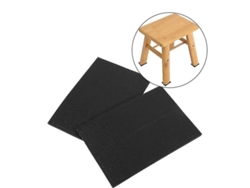 Patas De Goma Antideslizantes Autoadhesivas Negras Para Muebles Y Sillas, Protección Para Suelos, Huhsquare, 4 Unidades