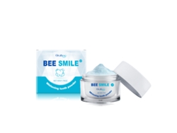 Polvo blanqueador dental con sabor a menta