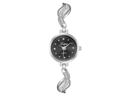 Reloj De Pulsera Para Mujer Con Brazalete De Aleación Y Piedras Preciosas, Esfera Redonda Y Movimiento De Cuarzo.