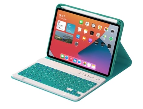 Carcasa Flip Cover y Teclado Bluetooth YIMGOTTA HK509 para 2018&2017iPad/iPad Air2 9.7