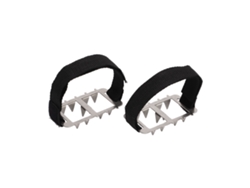 Protector de calzado de invierno para hielo y nieve, 10 dientes, acero inoxidable.