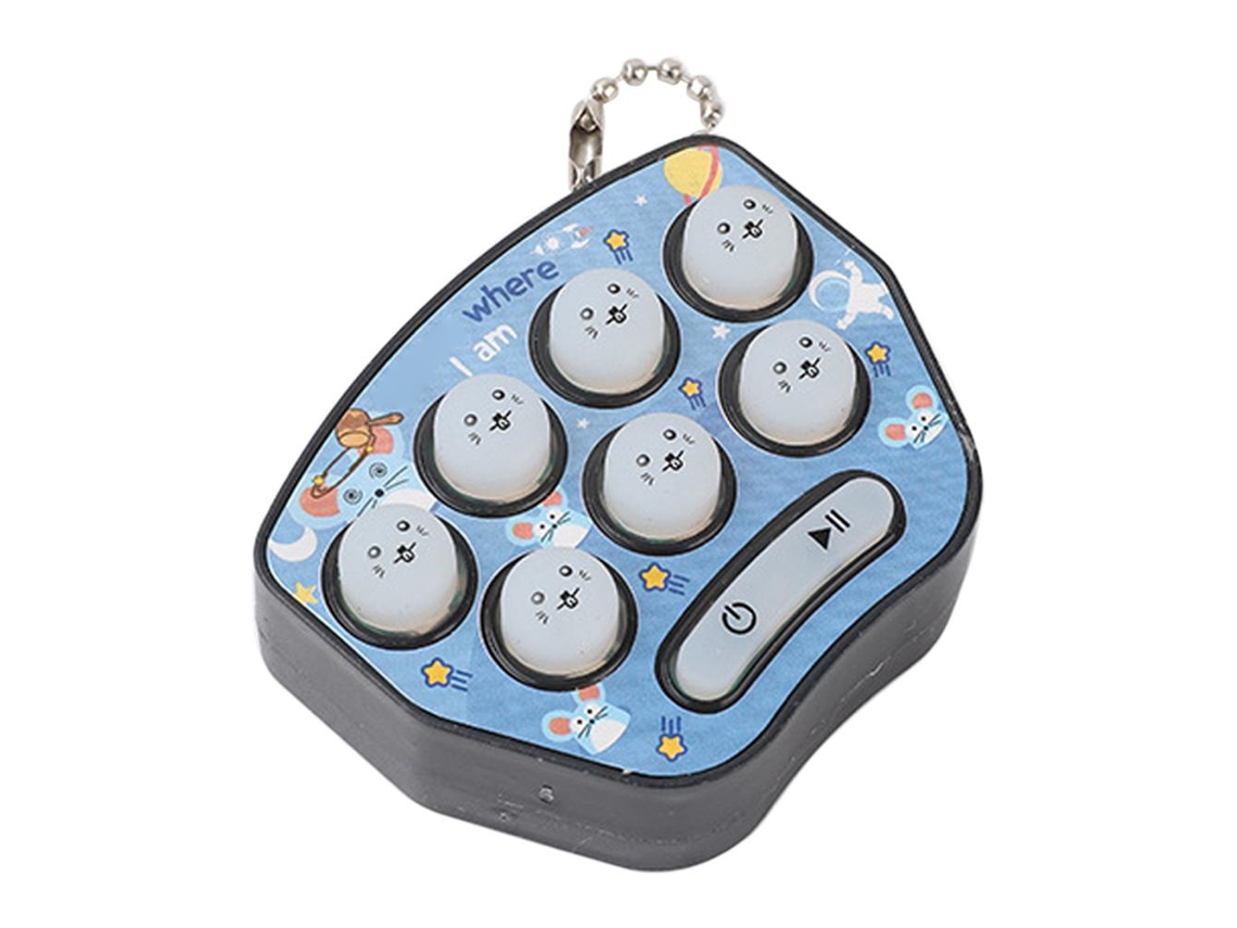 Juguete De Decompresión De Hamster Electrónico Mini Llavero Para Aliviar Ansiedad Y Estrés Consola De Juegos Electrónica
