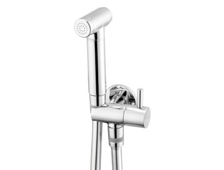 Grifo para Bidés DEANTE En Latón con Acabado En Cromo, Manija Extensible, Manguera de 1.5M con Conexión Angular