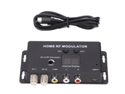 Modulador Uhf De Audio Y Vídeo A Canal Rf. Modulador Rf Doméstico Para Reproductores De Dvd, Juegos Y Equipos Digitales