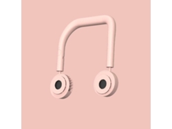 Ventilador de cuello con micro USB, para deportes al aire libre, mini, plegable, verde, 8 g, sin marca.