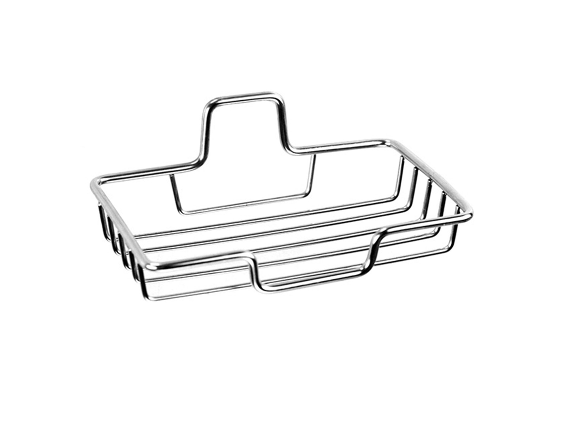 Jabonera de acero inoxidable para montaje en pared, baño, cocina.