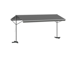 Maison Exclusive - Toldo Independiente Gris 5 X 3 M Poliéster