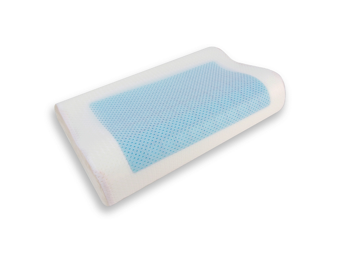 Almohada Viscoelástica Klack Con Gel Refrescante - Efecto Memoria Y Ergonómica