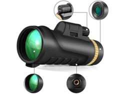 Prismáticos monoculares compactos Starscope 12x42, telescopio HD, zoom para adultos, lente FMC Bak4, con soporte para teléfono móvil USHION