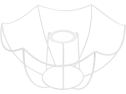 Estructura De Lámpara De Escritorio, Versátil, Estable, De Hojalata, Compatible Con Bombillas Semicirculares E27.