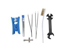 Kit de herramientas de limpieza de boquillas para impresora 3D con pinzas, cepillo y llave ajustable (7 piezas)