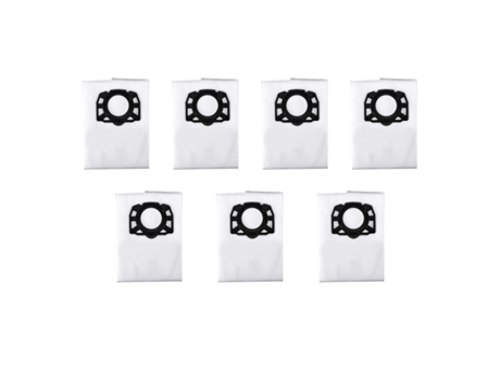 7 pçs/conjunto saco de pó para aspirador de pó de pano adequado para karcher wd5