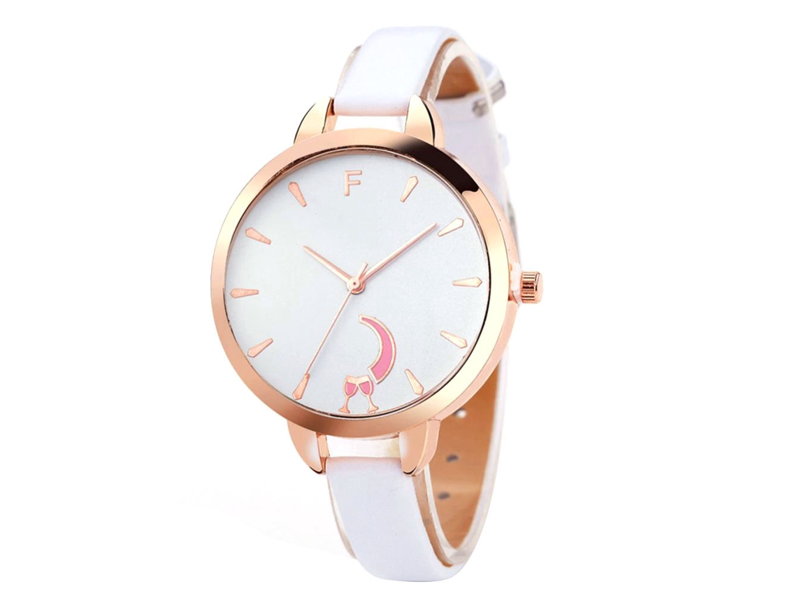 Reloj De Pulsera De Cuarzo Para Mujer Zhoulianfa Con Correa De Piel Sintética Con Estampado De Araña (azul)