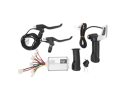 Kit De Conversión Para Bicicleta Eléctrica 36v 1000w Controlador De Puño Acelerador Manillar Freno Pantalla De Aluminio Bloqueo