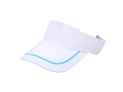 Gorra De Algodón Con Visera Ancha Y Sin Parte Superior Para Actividades Al Aire Libre - Blanca