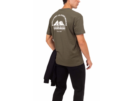 Camiseta de Hombre NAPAPIJRI Verde (XS)