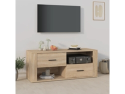 Mueble Tv 100 x 35 x 40 cm Madera Procesada Roble Sonoma-Derivados