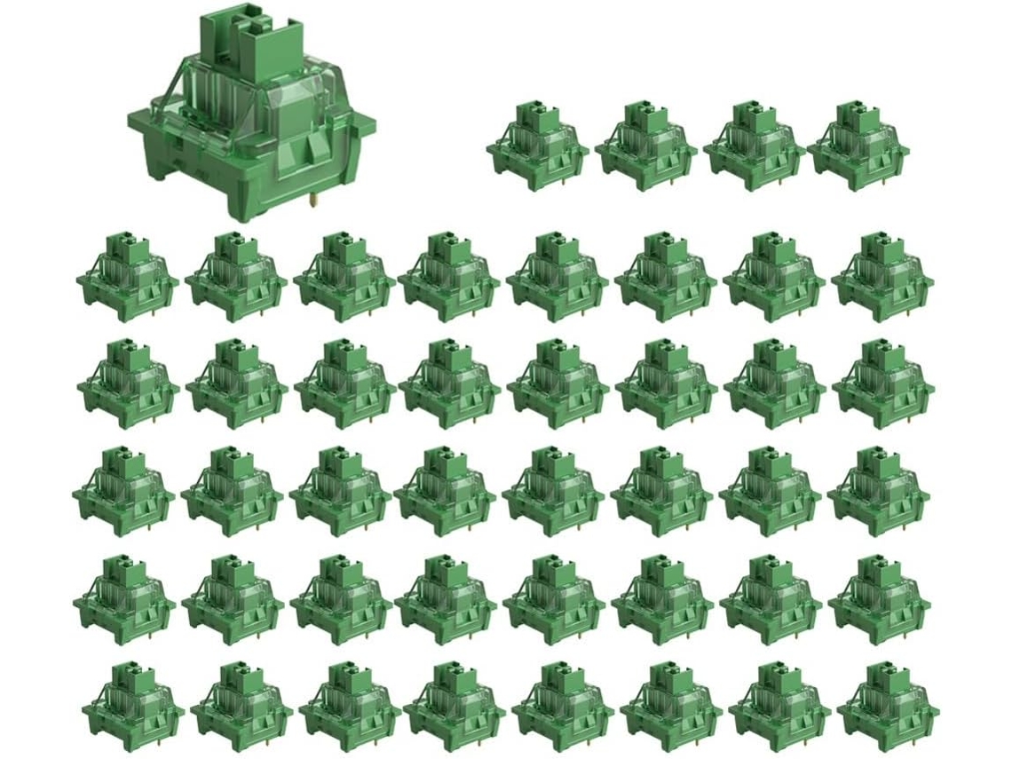 Mx 45 Piezas V3 Pro Matcha Green Interruptores Lineales Para Teclados Mecánicos 3